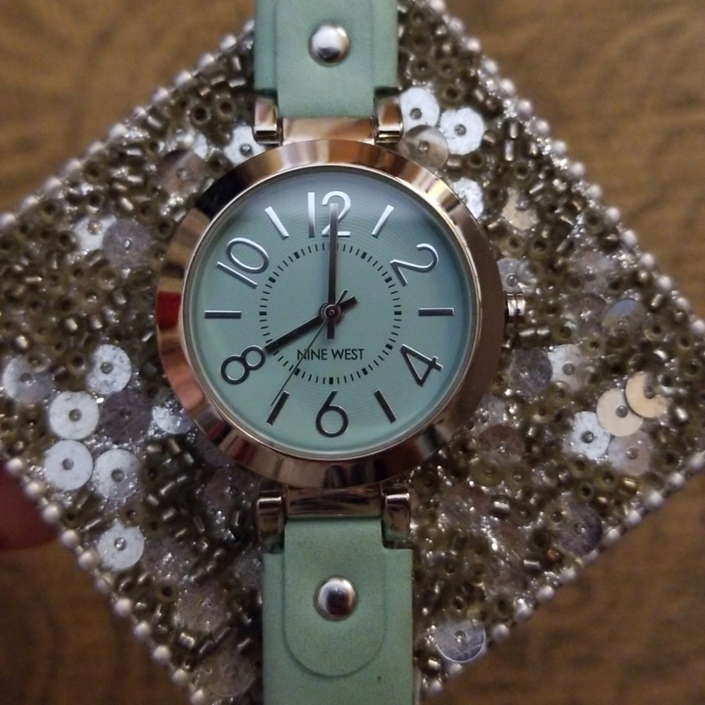 Nine West Mint Green Watch